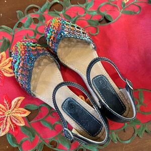 Authentic Mexican Leather Woven Women's Sandals